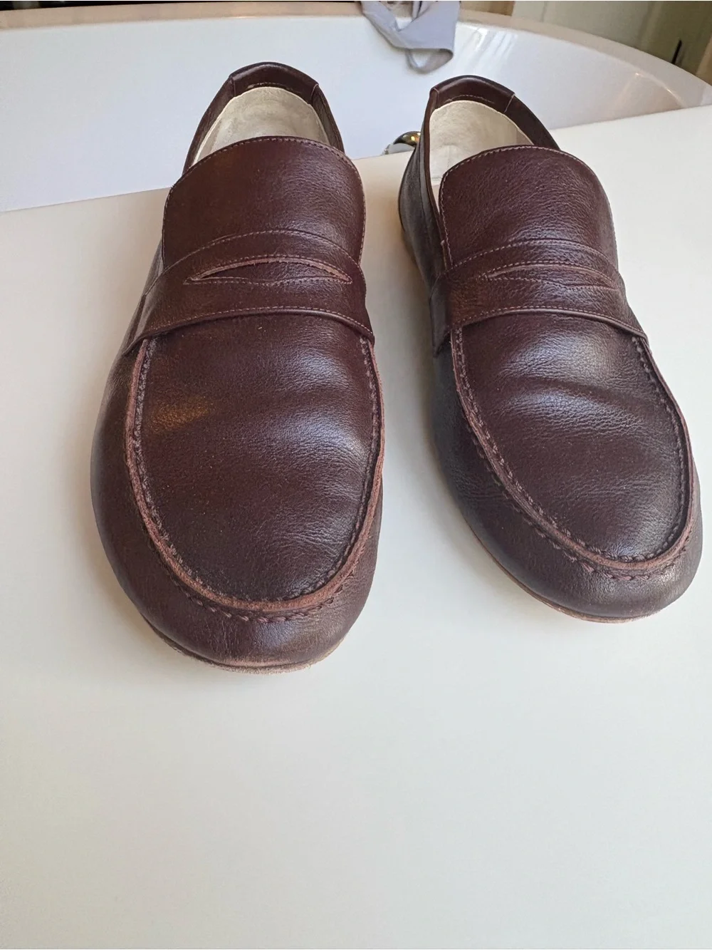 Jamie Haller Penny Loafer in Oxblood